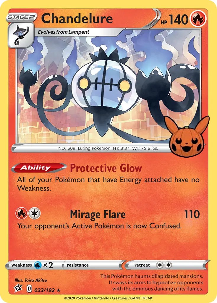 Chandelure (033/192) [Trick or Trade] | Tables and Towers