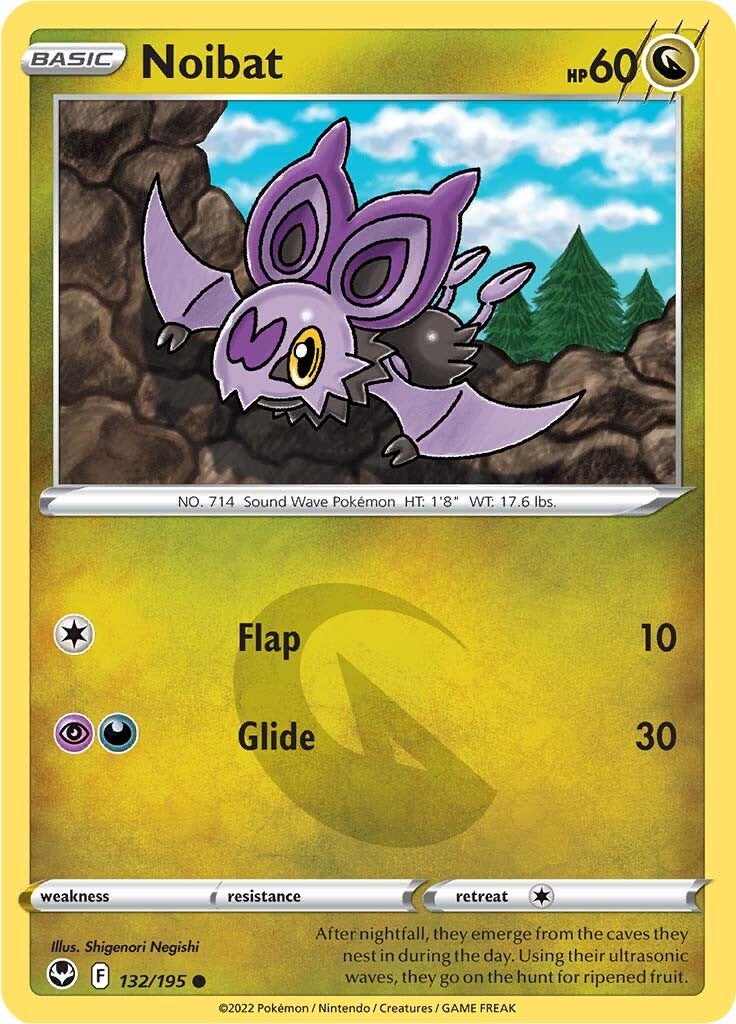 Noibat (132/195) [Sword & Shield: Silver Tempest] | Tables and Towers