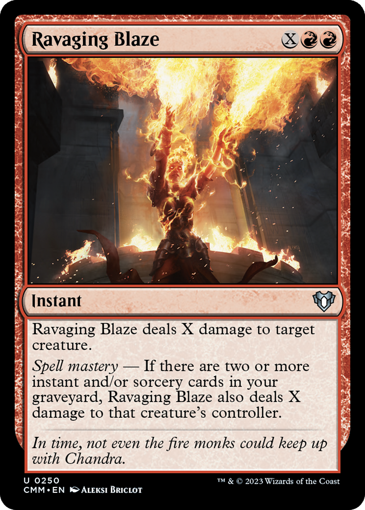 Ravaging Blaze [Commander Masters] | Tables and Towers