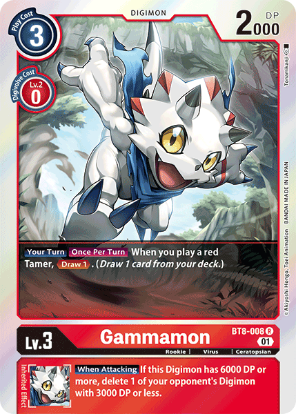 Gammamon [BT8-008] [New Awakening] | Tables and Towers