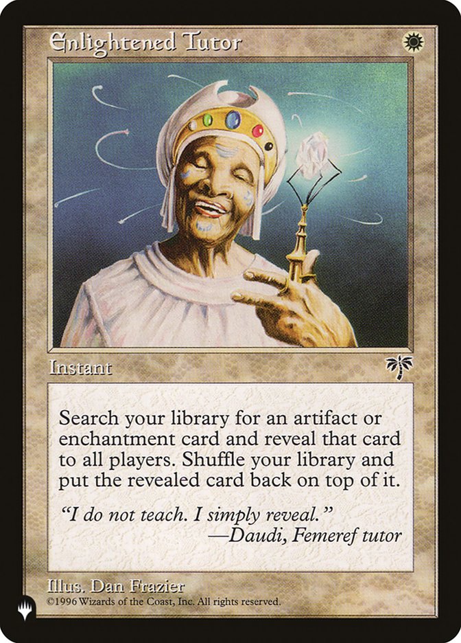 Enlightened Tutor [The List] | Tables and Towers