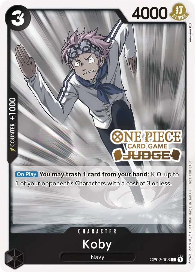 Koby (Judge) [One Piece Promotion Cards] | Tables and Towers