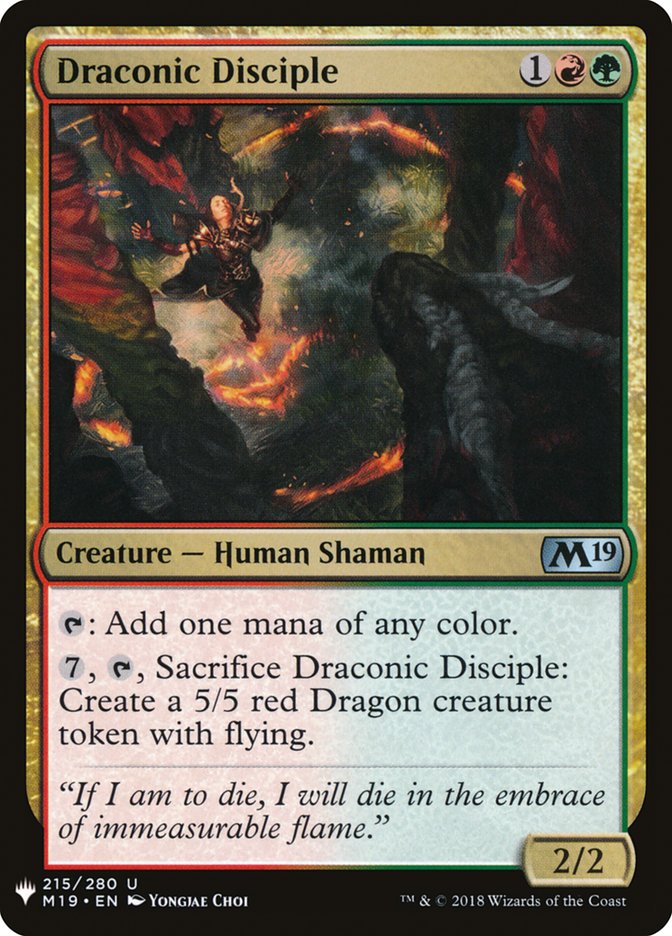 Draconic Disciple [Mystery Booster] | Tables and Towers