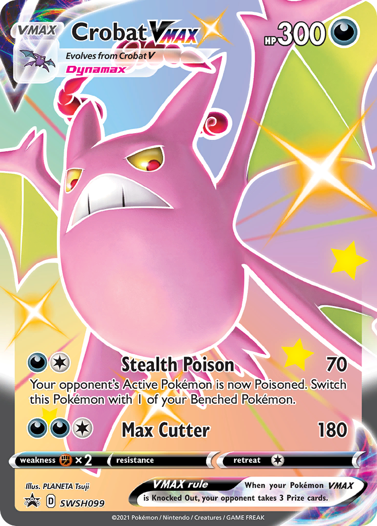 Crobat VMAX (SWSH099) [Sword & Shield: Black Star Promos] | Tables and Towers