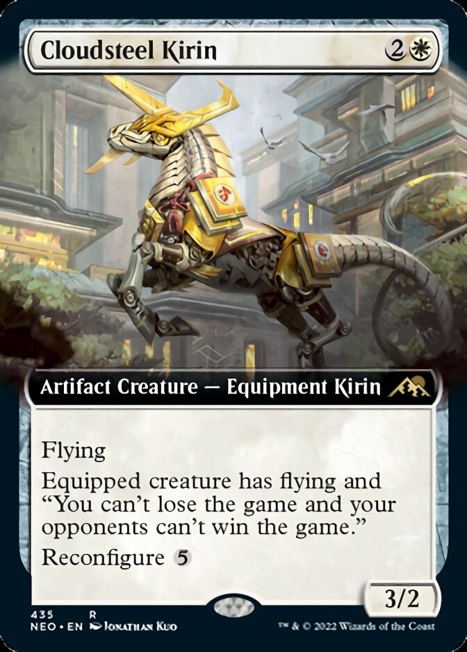 Cloudsteel Kirin (Extended Art) [Kamigawa: Neon Dynasty] | Tables and Towers