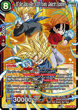 SS Son Goku, Pan, & SS Trunks, Galactic Explorers (BT17-009) [Ultimate Squad] | Tables and Towers