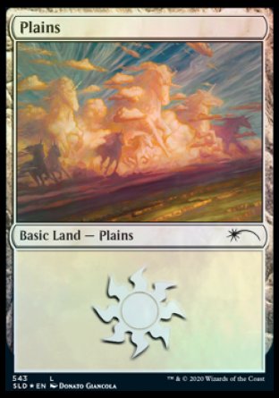 Plains (Unicorns) (543) [Secret Lair Drop Promos] | Tables and Towers