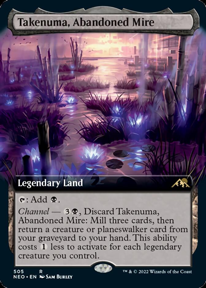 Takenuma, Abandoned Mire (Extended Art) [Kamigawa: Neon Dynasty] | Tables and Towers