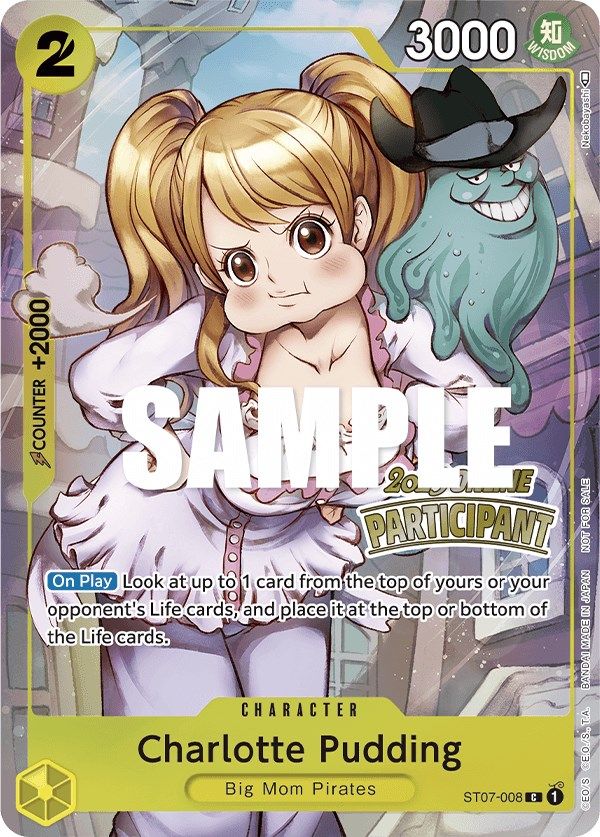 Charlotte Pudding (Online Regional 2023) [Participant] [One Piece Promotion Cards] | Tables and Towers