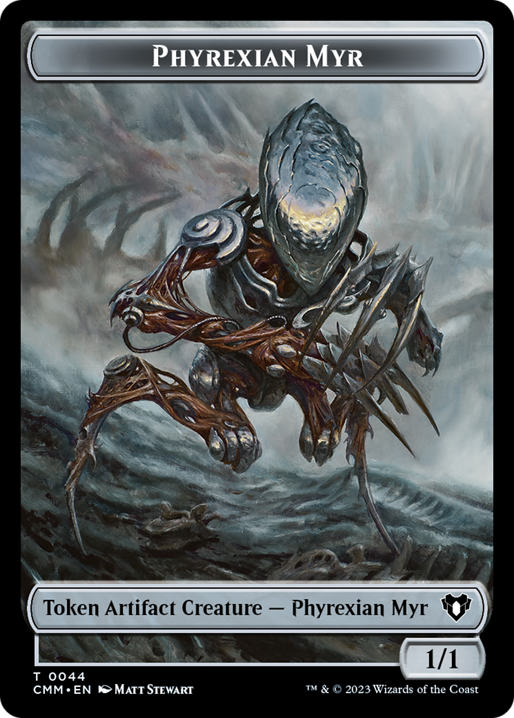 Phyrexian Myr Token [Commander Masters Tokens] | Tables and Towers