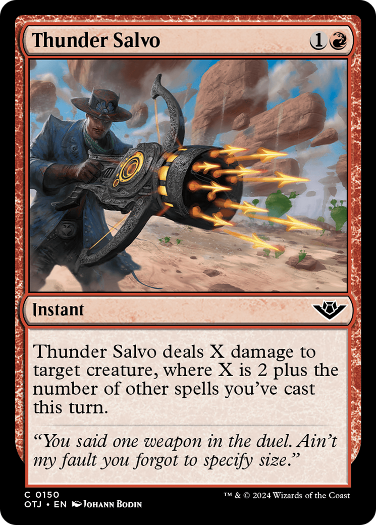 Thunder Salvo [Outlaws of Thunder Junction] | Tables and Towers