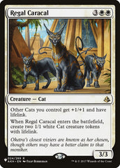 Regal Caracal [The List] | Tables and Towers