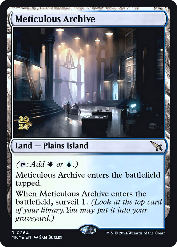 Meticulous Archive [Murders at Karlov Manor Prerelease Promos] | Tables and Towers