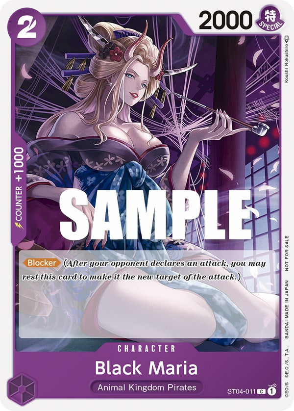 Black Maria (Tournament Pack Vol. 2) [One Piece Promotion Cards] | Tables and Towers