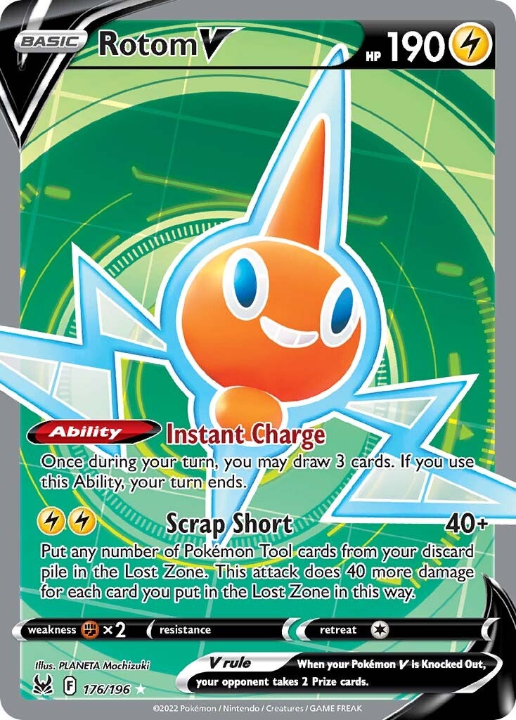 Rotom V (176/196) [Sword & Shield: Lost Origin] | Tables and Towers