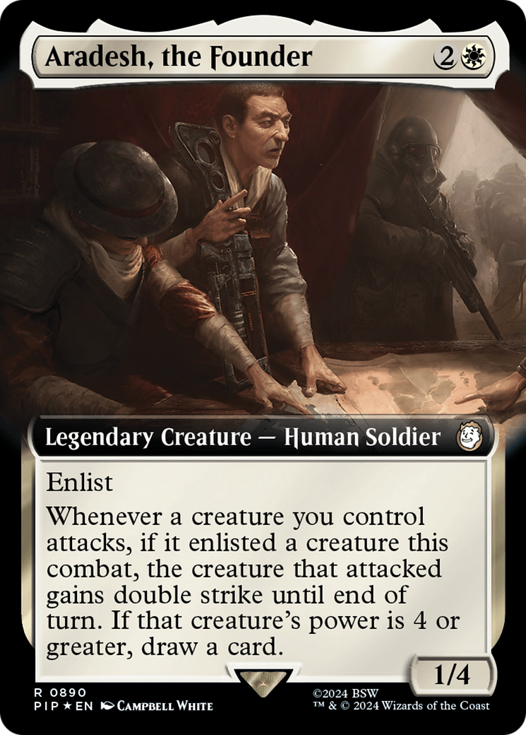 Aradesh, the Founder (Extended Art) (Surge Foil) [Fallout] | Tables and Towers