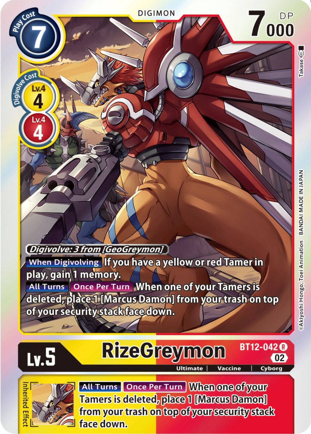 RizeGreymon [BT12-042] [Across Time] | Tables and Towers