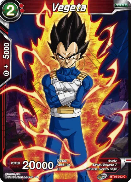 Vegeta (BT16-013) (BT16-013) [Realm of the Gods] | Tables and Towers