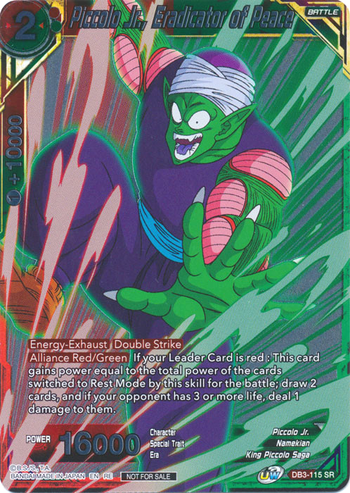 Piccolo Jr., Eradicator of Peace (Event Pack 09 - Alternate Foil) (DB3-115) [Tournament Promotion Cards] | Tables and Towers