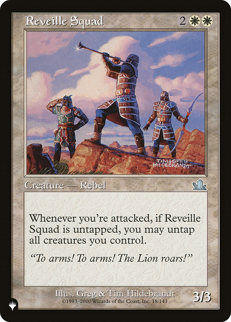 Reveille Squad [The List Reprints] | Tables and Towers