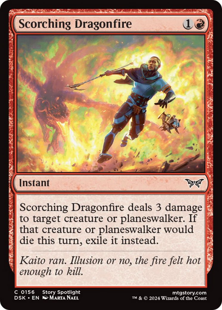 Scorching Dragonfire [Duskmourn: House of Horror] | Tables and Towers