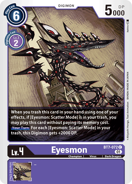 Eyesmon [BT7-072] [Next Adventure] | Tables and Towers