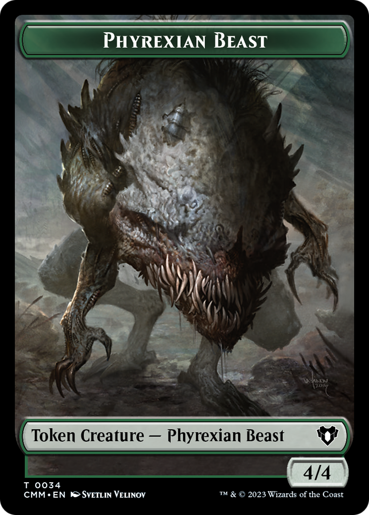 Phyrexian Beast Token [Commander Masters Tokens] | Tables and Towers