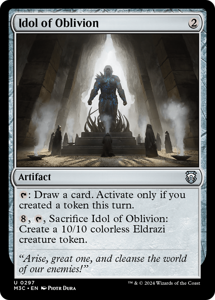 Idol of Oblivion (Ripple Foil) [Modern Horizons 3 Commander] | Tables and Towers