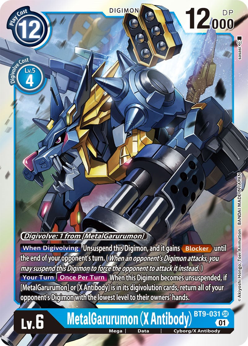 MetalGarurumon (X Antibody) [BT9-031] [X Record] | Tables and Towers