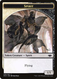 Spirit // Golem Double-Sided Token [Modern Horizons Tokens] | Tables and Towers