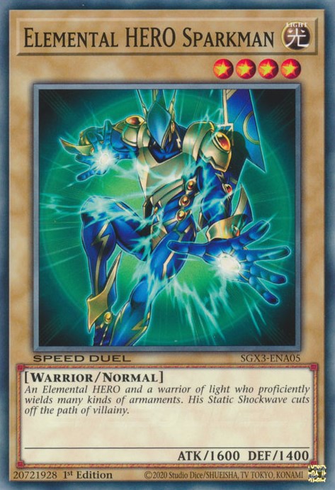 Elemental HERO Sparkman [SGX3-ENA05] Common | Tables and Towers