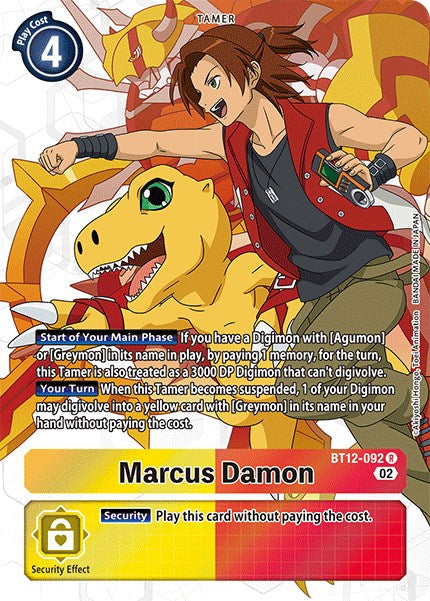 Marcus Damon [BT12-092] (Alternate Art) [Across Time] | Tables and Towers