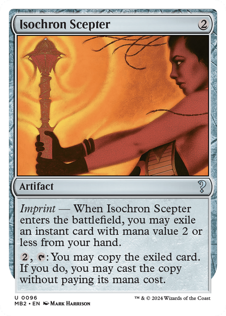 Isochron Scepter (White Border) [Mystery Booster 2] | Tables and Towers