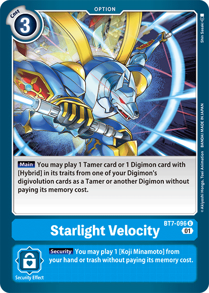 Starlight Velocity [BT7-096] [Next Adventure] | Tables and Towers