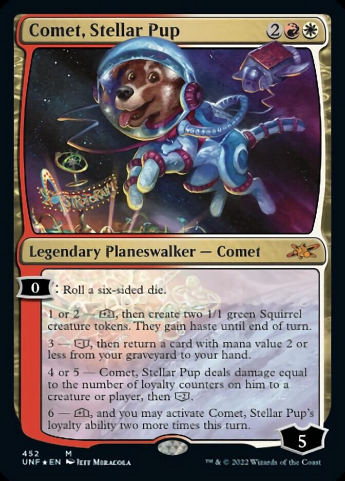 Comet, Stellar Pup (Galaxy Foil) [Unfinity] | Tables and Towers