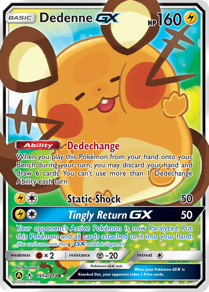 Dedenne GX (195a/214) [Alternate Art Promos] | Tables and Towers