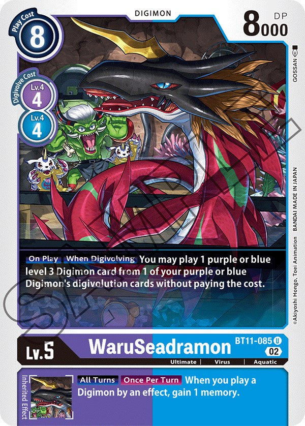 WaruSeadramon [BT11-085] [Dimensional Phase] | Tables and Towers