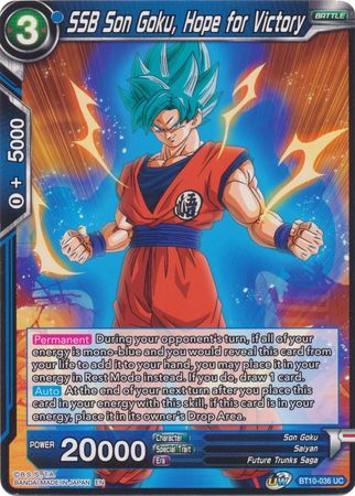 SSB Son Goku, Hope for Victory (BT10-036) [Rise of the Unison Warrior 2nd Edition] | Tables and Towers