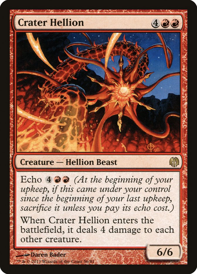 Crater Hellion [Duel Decks: Heroes vs. Monsters] | Tables and Towers