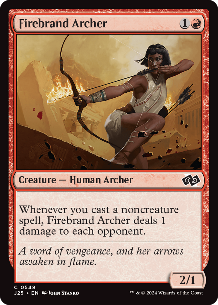 Firebrand Archer [Foundations Jumpstart] | Tables and Towers