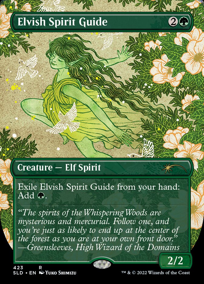 Elvish Spirit Guide (Borderless) [Secret Lair Drop Series] | Tables and Towers