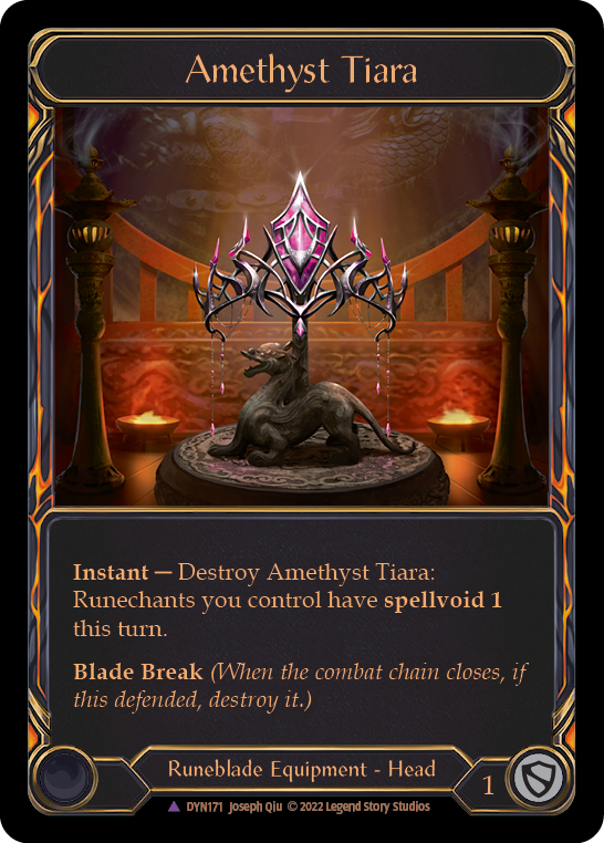 Amethyst Tiara (Marvel) [DYN171] (Dynasty)  Cold Foil | Tables and Towers