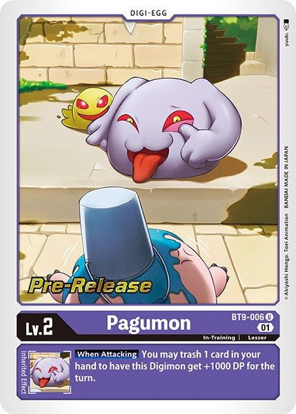 Pagumon [BT9-006] [X Record Pre-Release Promos] | Tables and Towers