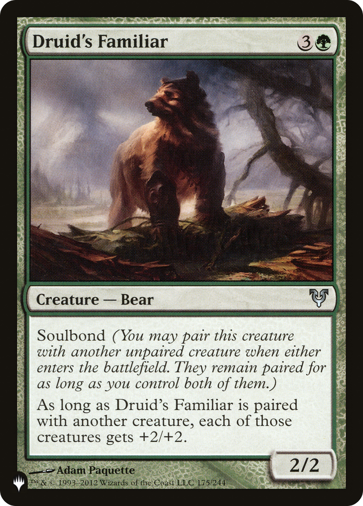 Druid's Familiar [The List Reprints] | Tables and Towers