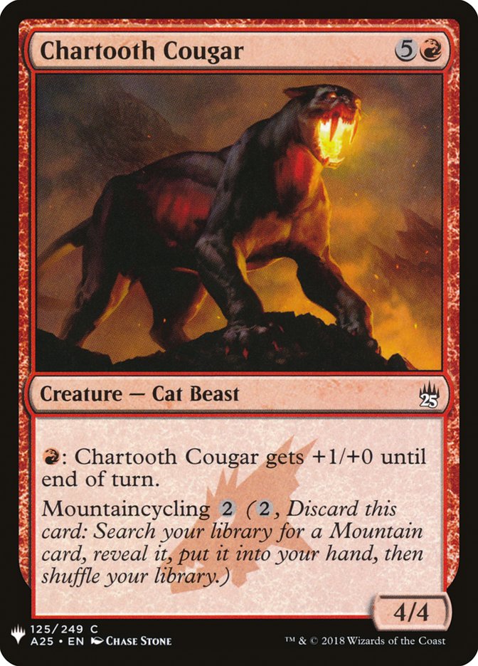 Chartooth Cougar [Mystery Booster] | Tables and Towers