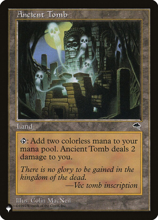 Ancient Tomb [The List] | Tables and Towers