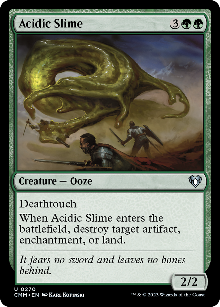 Acidic Slime [Commander Masters] | Tables and Towers