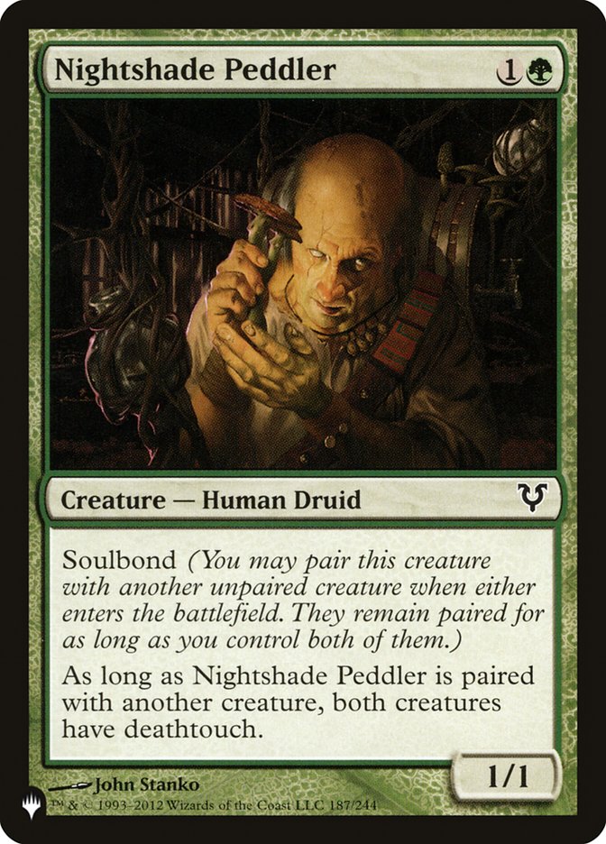 Nightshade Peddler [The List] | Tables and Towers