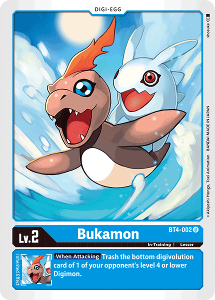 Bukamon [BT4-002] [Great Legend] | Tables and Towers