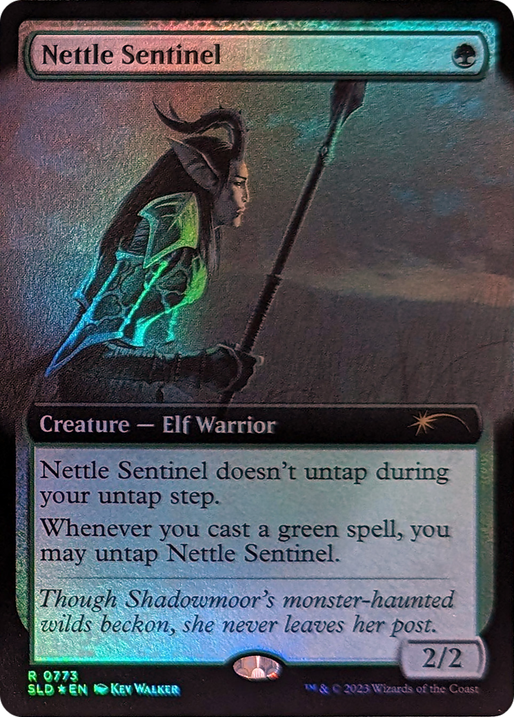 Nettle Sentinel (Extended Art) [Secret Lair Drop Series] | Tables and Towers